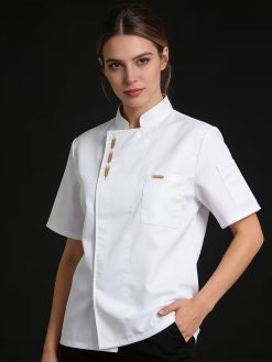 Women’s Lightweight Short-Sleeve Chef Top