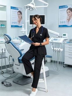 Women’s V-Neck Dental Scrub Set